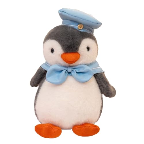 AQCQDQ Kuscheltier Pinguin Plüschtier für Mädchen, Marineblauer Pinguin Stofftier Plüsch Puppe, Stofftier Schmusetier zum Kuscheln & Spielen, Geschenke für Mädchen und Jungen (B,25 cm) von AQCQDQ