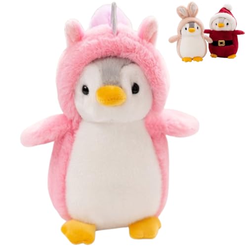 AQCQDQ Kuscheltier Pinguin Süße Kuscheltiere Kuscheltier Süß, Plüschtier Pinguin Stofftier Pinguin Kissen Kuscheltier Kuscheltier Plüschpuppen Pinguin, für Jungen Mädchen (20 cm,Pink) von AQCQDQ