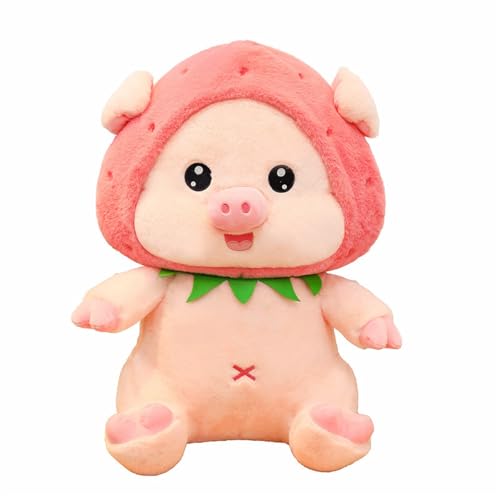 AQCQDQ Kuscheltier Schwein, Plüschtier Schwein, Stofftierpuppe Schwein, zum Kuscheln und Spielen Kuscheltiere Geschenk für Kinder Mädchen (85 cm,Rosa) von AQCQDQ