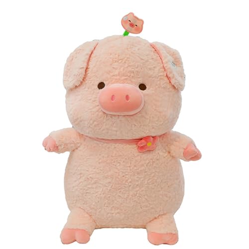 AQCQDQ Kuscheltier Schwein, Rosa Schwein Kuscheltier Figuren Plush, Süßes Schwein Plüsch Plüschtier, Plüsch Spielzeug Wurfkissen Geschenke für Kinder (45 cm) von AQCQDQ