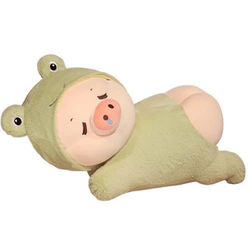 AQCQDQ Kuscheltier Schwein, Süßes Schwein Plüsch Plüschtier, Weiche Spielzeugpuppe Kissen, Plüschtier Für Mädchen & Junge, Süßes Stofftier Aus Superweichem & Waschbarem Plüsch (75CM,A) von AQCQDQ