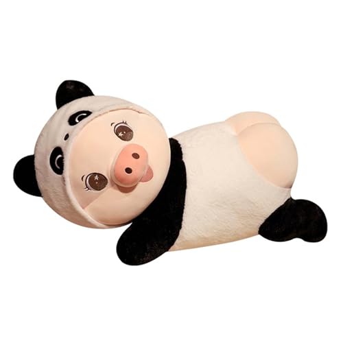 AQCQDQ Kuscheltier Schwein, Süßes Schwein Plüsch Plüschtier, Weiche Spielzeugpuppe Kissen, Plüschtier Für Mädchen & Junge, Süßes Stofftier Aus Superweichem & Waschbarem Plüsch (75CM,B) von AQCQDQ