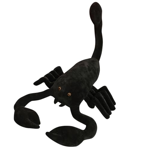 AQCQDQ Kuscheltier Skorpion Plüschtier, Plüsch Skorpion-Puppe, Simuliertes Schwarzer Skorpion Plüsch Spielzeug, Halloween Dekoration, Geschenk für Kinder (100 cm) von AQCQDQ