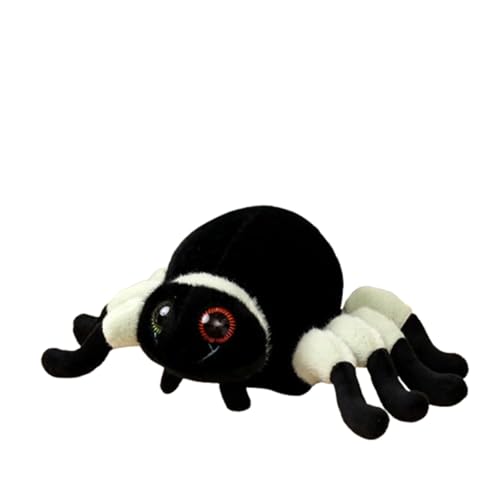 AQCQDQ Kuscheltier Spinnen, Plüschtier Spinnen Puppe Stofftier Niedlicher Spinnen, zum Spielen und Kuscheln, Weiches Schmusetier für Mädchen, Jungen, Babys (40x23 cm,Grün) von AQCQDQ