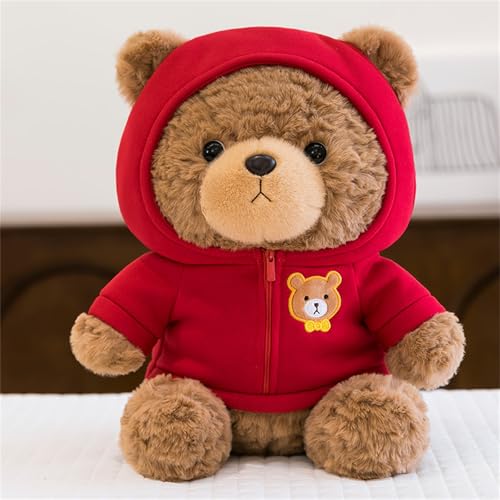 AQCQDQ Kuscheltier Teddybär Plüschtier, Plüsch-Bär, Flauschiger Stofftier zum Kuscheln & Spielen, Teddybär Plüschpuppe, Geschenke für Kinder Mädchen (35 cm,A) von AQCQDQ