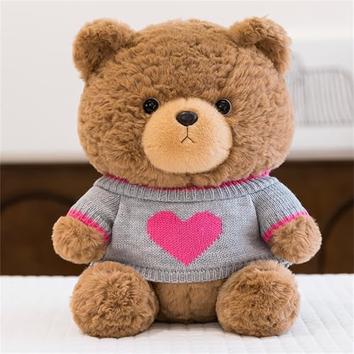 AQCQDQ Kuscheltier Teddybär Plüschtier, Plüsch-Bär, Flauschiger Stofftier zum Kuscheln & Spielen, Teddybär Plüschpuppe, Geschenke für Kinder Mädchen (35 cm,D) von AQCQDQ