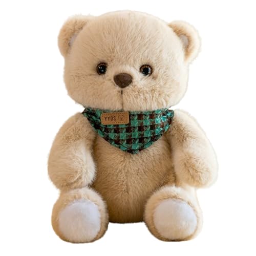 AQCQDQ Kuscheltier Teddybär Plüschtier, Teddybär Plüschtier,Stofftier Schmusetier zum Kuscheln & Spielen,Teddybär Plush Dekoration für Jungen und Mädchen (25cm,Braun) von AQCQDQ