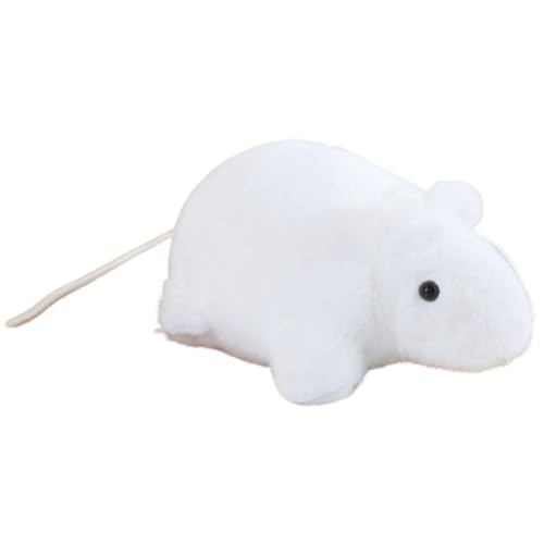 AQCQDQ Maus Plüschtier 20cm Weiches Kuscheltier Kuscheltier Maus, Plüsch Maus Kuscheltier Stofftier Spielzeug,Spielzeug Schlafkissen Geschenk für Kinder Mädchen Jungen zu Geburtstag, (20cm,Weiß) von AQCQDQ