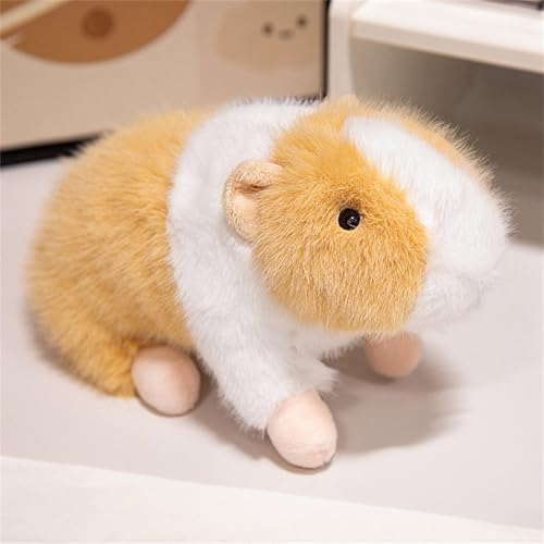 AQCQDQ Meerschweinchen Kuscheltier, Plüschtier Hamster Kuscheltiere, Meerschweinchen Stofftier für Jungen Mädchen Partybedarf Kinder Geburtstagsgeschenk (20 cm,Braun) von AQCQDQ