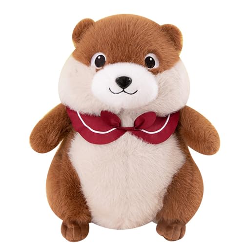 AQCQDQ Murmeltier Plushie, Kuscheltier Murmeltier, Plüschtier Murmeltier-Plüsch, Süße Murmeltier-Plüschtiere, Geschenk für Jungen Mädchen Kinder (35 cm,Braun) von AQCQDQ