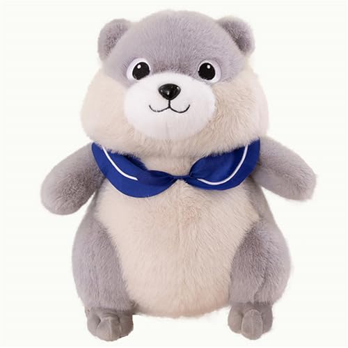AQCQDQ Murmeltier Plushie, Kuscheltier Murmeltier, Plüschtier Murmeltier-Plüsch, Süße Murmeltier-Plüschtiere, Geschenk für Jungen Mädchen Kinder (45 cm,Grau) von AQCQDQ