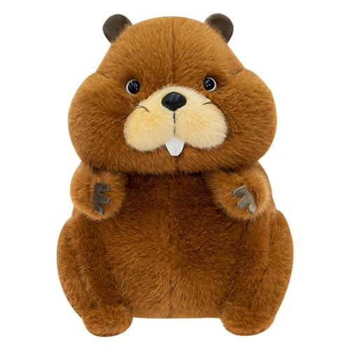 AQCQDQ Murmeltier Plushie, Simulation Murmeltier Plushie, Meerschweinchen Kuscheltier, Niedliche Murmeltier-Plüschpuppe für Kinder & Erwachsene Tolle Geschenkidee (20 cm) von AQCQDQ