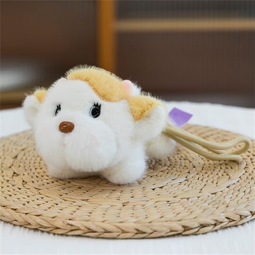 AQCQDQ Niedlicher Plüsch Anhänger Schlüsselanhänger, Stofftier Plüsch Puppe, süße kuscheltiere Hund, Kätzchen, Kaninchen, Braunbär, Maus, Schaf, Geschenk für Kinder (D) von AQCQDQ