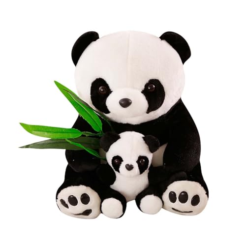 AQCQDQ Niedliches Panda Plüschtier, Panda Plüschkissen, Weiches Pandabär-Kissen, Panda Kuscheltier Stofftier, Geschenk Für Kinder Und Erwachsene (30cm,Panda) von AQCQDQ