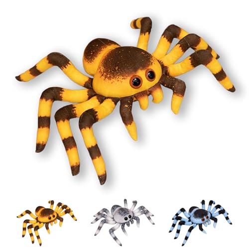 AQCQDQ Niedliches Spinnen-Plüschtier, Spinne Stofftier Kuscheltier Plüschtier, Süßes Heimdekoration, Halloween Cartoon Spinne Plüschtier für Kinder Geburtstage und Besondere Anlässe (30 cm,Gelb) AQCQDQ Niedliches Spinnen-Plüschtier, Spinne Stofftier Kuscheltier Plüschtier, Süßes Heimdekoration, Halloween Cartoon Spinne Plüschtier für Kinder Geburtstage und Besondere Anlässe (30 cm,Gelb) von AQCQDQ