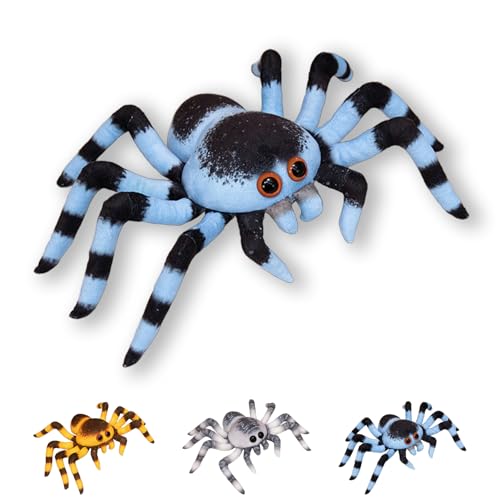 AQCQDQ Niedliches Spinnen-Plüschtier, Spinne Stofftier Kuscheltier Plüschtier, Süßes Heimdekoration, Halloween Cartoon Spinne Plüschtier für Kinder Geburtstage und Besondere Anlässe (30 cm,Blau) AQCQDQ Niedliches Spinnen-Plüschtier, Spinne Stofftier Kuscheltier Plüschtier, Süßes Heimdekoration, Halloween Cartoon Spinne Plüschtier für Kinder Geburtstage und Besondere Anlässe (30 cm,Blau) von AQCQDQ