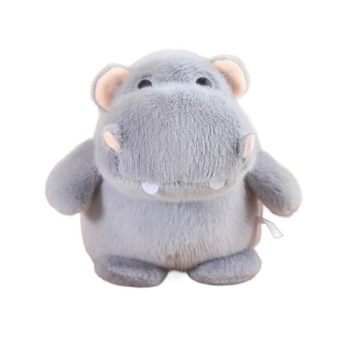 AQCQDQ Nilpferd Plüschtier, Niedliche Simulation Kuscheltier, Superweiches Plüsch Zum Kuscheln Und Spielen, Toys Plüsch Für Kinder & Erwachsene Weihnachten Geburtstagsgeschenk (22CM) von AQCQDQ