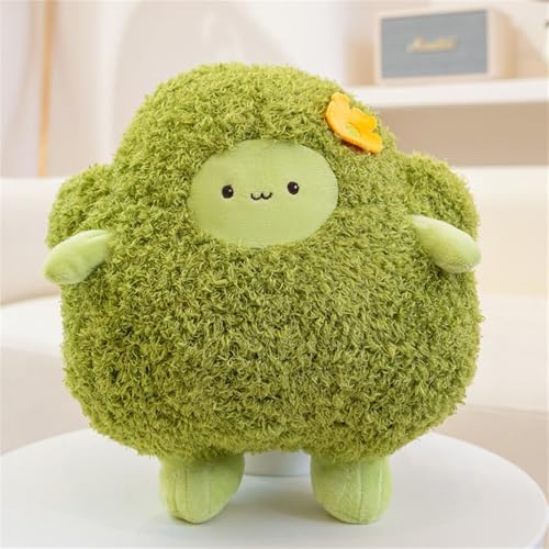 AQCQDQ Obst Gemüse Plüschtiere, Gemüse Plüschkissen Spielzeug, Plüschtier Stofftier Obst Kuscheltier, Geschenk für Kinder Mädchen Jungen (Brokkoli) von AQCQDQ