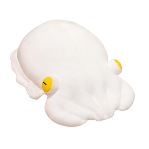 AQCQDQ Oktopus Kuscheltier, Weiches Kuscheliges Realistische Plüschtier Oktopus, Kissen Puppe Wurfkissen als Kuscheltier und Dekoration Geschenk für Kinder (45 cm,Weiß) von AQCQDQ