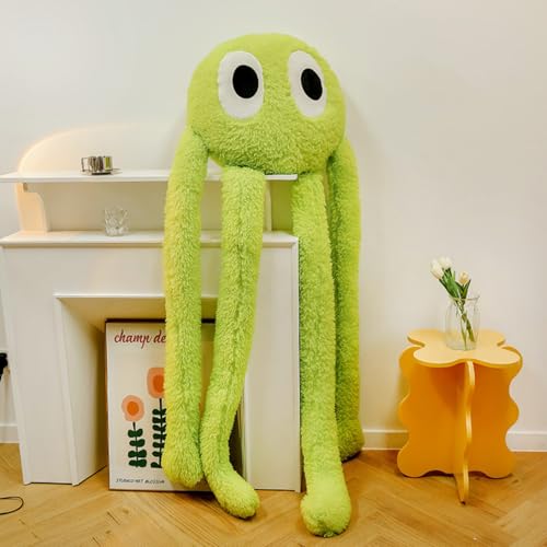 AQCQDQ Oktopus Plüschtier, Oktopus Kuscheltier, Plüschtier Krake Stofftier, Niedliches Meerestier Krake Kissen Plüschtier, Lustiges Plüsch Puppe Geschenk für Kinder (180cm,Grün) von AQCQDQ
