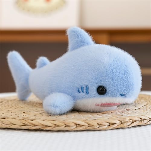 AQCQDQ Orca Kuscheltier, Orca Wal Plüsch, Süße Orcas Plüschtiere, Weiches Gefülltes Plüsch Spielzeug, Geschenk für Mädchen und Jungen (22 cm,Hai) von AQCQDQ