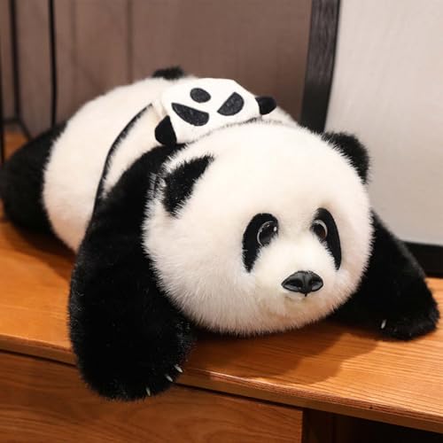 AQCQDQ Panda Plüschtier, Gemütliches Schmusetier, Flauschiger Stofftier Panda Zum Spielen, Sammeln & Kuscheln, Geschenk Für Kinder Und Erwachsene (25CM,C) von AQCQDQ