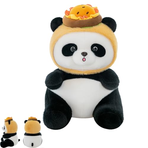 AQCQDQ Panda Plüschtier, Panda Bär Kuscheltier, Panda Stofftier, Niedliche Panda Plüsch Kissen, Weiches Süßes Kissen Panda, Panda Plüsch Kawaii Spielzeug Geschenk für Kinder (35CM) von AQCQDQ