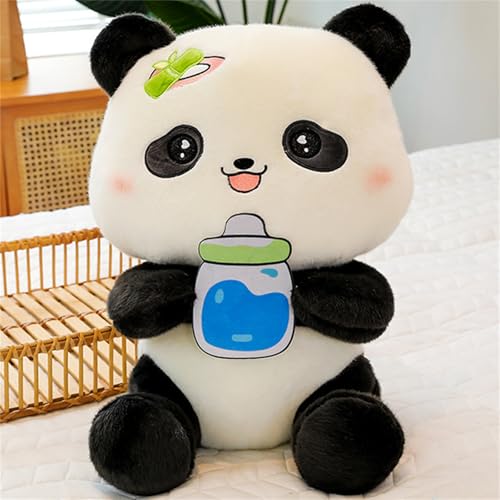 AQCQDQ Panda Plüschtier, Panda Kuscheltier Stofftier, Niedliches Plüschtier Panda Bär Plüschkissen Kuscheltie Weiches Süßes Geschenk für Kinder und Erwachsene (85 cm) von AQCQDQ