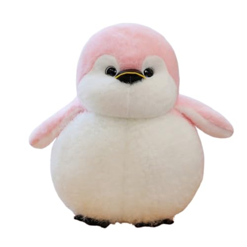 AQCQDQ Pinguin Kuscheltier, Süßes Kuscheltier Plüsch Pinguin mit Hut, Niedlicher Pinguin Stofftier Plüschtier, zum Spielen und Kuscheln Schmusetier Mädchen, Jungen, Babys (65 cm,Rosa) von AQCQDQ
