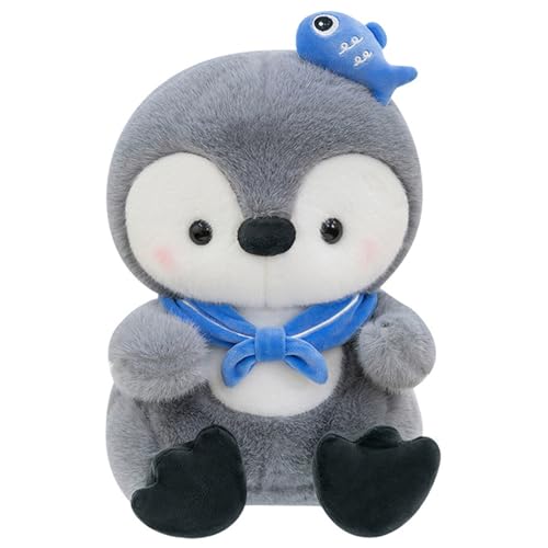 AQCQDQ Pinguin Kuscheltier Süß, Plüschpinguin Kissen Puppe, Kuscheltier Plüschpuppen Pinguin Puppe Heimdekoration, Penguins Plush für Mädchen und Jungen (60 cm) von AQCQDQ