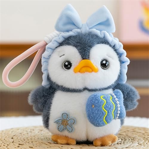 AQCQDQ Pinguin Puppe Kuscheltier Pinguin Plüschtier, Stofftier-Plüschpuppe, Kleines Kuscheltier zum Kuscheln und Liebhaben, Stofftier Schmusetier Geschenk für Jungen Mädchen Babys (15 cm,B) von AQCQDQ