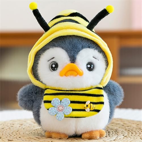 AQCQDQ Pinguin Puppe Kuscheltier Pinguin Plüschtier, Stofftier-Plüschpuppe, Kleines Kuscheltier zum Kuscheln und Liebhaben, Stofftier Schmusetier Geschenk für Jungen Mädchen Babys (15 cm,E) von AQCQDQ