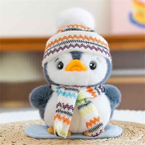 AQCQDQ Pinguin Schlüsselanhänger, Pinguin Stofftier Plüschtier, Kuscheltier Süß, Kleine Kuscheltiere Anhänger, Geschenke für Kinder Mädchen und Jungen (C) von AQCQDQ