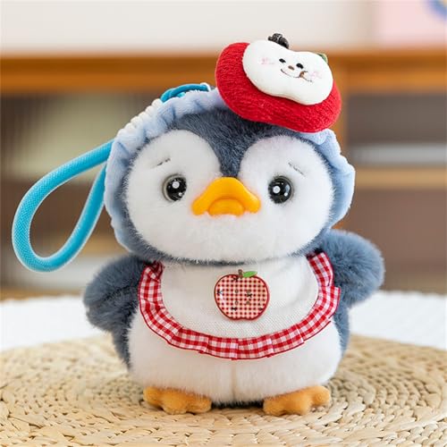 AQCQDQ Pinguin Schlüsselanhänger, Pinguin Stofftier Plüschtier, Kuscheltier Süß, Kleine Kuscheltiere Anhänger, Geschenke für Kinder Mädchen und Jungen (F) von AQCQDQ