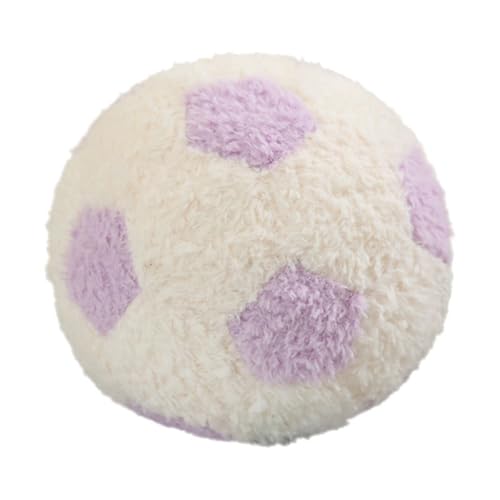 AQCQDQ Plüsch Fußball Spielzeug, Fußball Kuscheltier Spielzeug Flauschige Ballkissen, Weicher Plüsch Sport Kuschelkissen, Fußball Kissen für Schlafzimmer Wohnzimmer Büro Kinderzimmer (20cm,Lila) AQCQDQ Plüsch Fußball Spielzeug, Fußball Kuscheltier Spielzeug Flauschige Ballkissen, Weicher Plüsch Sport Kuschelkissen, Fußball Kissen für Schlafzimmer Wohnzimmer Büro Kinderzimmer (20cm,Lila) von AQCQDQ