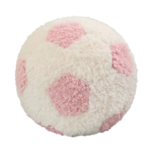 AQCQDQ Plüsch Fußball Spielzeug, Fußball Kuscheltier Spielzeug Flauschige Ballkissen, Weicher Plüsch Sport Kuschelkissen, Fußball Kissen für Schlafzimmer Wohnzimmer Büro Kinderzimmer (20cm,Rosa) AQCQDQ Plüsch Fußball Spielzeug, Fußball Kuscheltier Spielzeug Flauschige Ballkissen, Weicher Plüsch Sport Kuschelkissen, Fußball Kissen für Schlafzimmer Wohnzimmer Büro Kinderzimmer (20cm,Rosa) von AQCQDQ