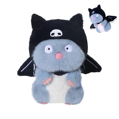 AQCQDQ Plüsch-Mäuse-Charakter, Plüschmäuse Tier, Süße Fliegende Mäuse Stofftierpuppe, Plüsch Lustige Puppe Fliegende Mäuse Kuschelig weiches Dekokissen für Kinder, Erwachsene (27 cm) von AQCQDQ