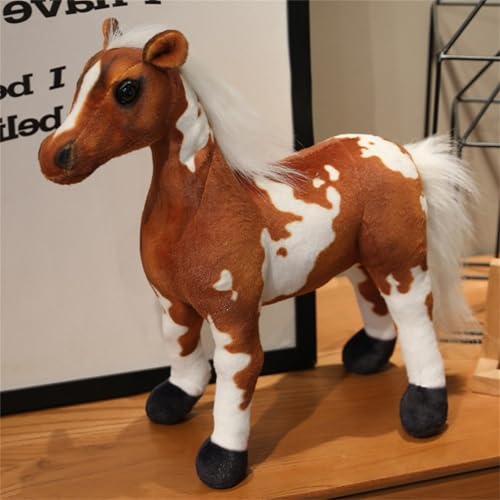 AQCQDQ Plüsch Pferd Spielzeug,Kuscheltier Pferd Plüschtier, Kawaii Pferd Kuscheltier, Pferd Plüschtier Stofftier,Realistisch Plüsch Pferd Spielzeug Stofftier Horse,für Mädchen Kinder (26cm,Blume) AQCQDQ Plüsch Pferd Spielzeug,Kuscheltier Pferd Plüschtier, Kawaii Pferd Kuscheltier, Pferd Plüschtier Stofftier,Realistisch Plüsch Pferd Spielzeug Stofftier Horse,für Mädchen Kinder (26cm,Blume) von AQCQDQ