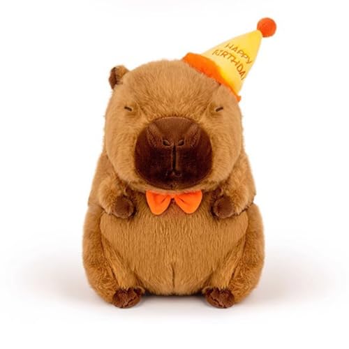 AQCQDQ Plüschtier Capybara Kuscheltier Stofftier, Plüschtier Spielzeug Realistisches Weiches Spielzeug, Kawaii Plüschtier, Capybara Plüschpuppe für Home Deko Kinder (50cm,Capybara) von AQCQDQ