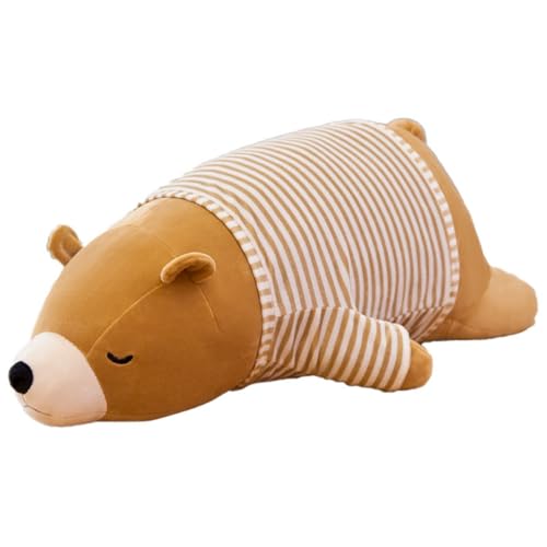 AQCQDQ Plüschtier Eisbär, Kuscheltier Eisbär Plüschtier Stofftier, Plüschtiere Eisbär Kuscheltier, Plüsch Eisbär Spielzeug für Jungen und Mädchen Plüschspielzeug (35cm,Brown) von AQCQDQ