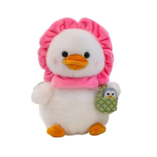 AQCQDQ Plüschtier Für Enten, Kuscheltier Glückliche Ente Plüsch Spielzeug, Nachahmung Nerz Plüschtier Ente Duck Plüschtier, Kawaii Happy Enten Stofftier Zum Spielen Und Kuscheln, Geschenk (1 PC) von AQCQDQ