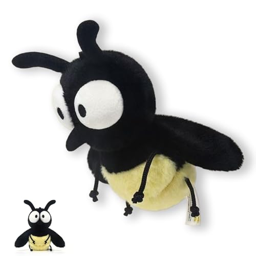 AQCQDQ Plüschtier Glühwürmchen Plüsch Insekt Plüschtiere für Kinder, Glühwürmchen Plüsch Spielzeug, Süße Kreative Glühwürmchenpuppe Für Freunde, Kollegen (18 cm,1pcs) von AQCQDQ