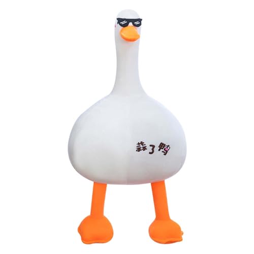 AQCQDQ Plüschtier Große Ente, Plüsch Gans Kissen Puppe,Gans Kuscheltier Weiß,Riesige Gans Plüschtiere,Stofftier Gänse,Weiches Gans Schlafkissen Kissen,Für Kinder Und Mädchen (50cm,A) von AQCQDQ
