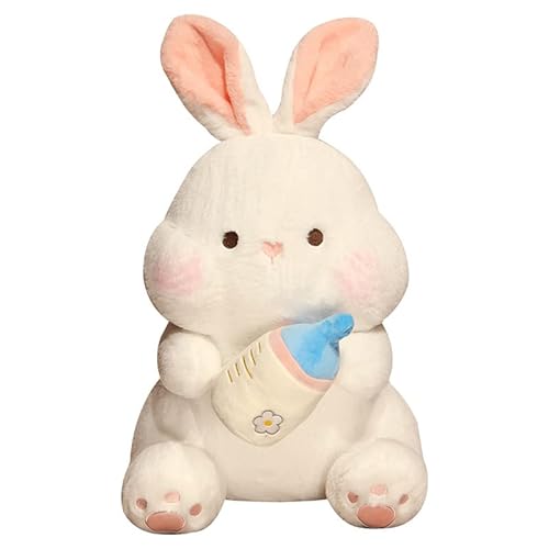 AQCQDQ Plüschtier Hase,Hasen Plüschtier,Niedlich Hase Plüsch Tier Puppe,Plüschtiere Wurfkissen Osterhasen-Stofftier Geeignet zum Spielen, Geschenke und Umarmungen (65CM,A) von AQCQDQ