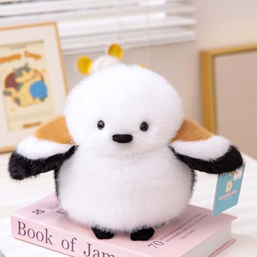 AQCQDQ Plüschtier Papagei Stofftier, Weiche und kuschelige Stofftiere, Realistisch Kuscheltier, Plüschkissen Weiches Spielzeug Wurfkissen Schmusetier Geschenk für Kinder Mädchen Jungen (21CM,B) von AQCQDQ