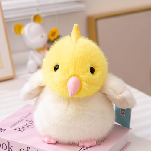 AQCQDQ Plüschtier Papagei Stofftier, Weiche und kuschelige Stofftiere, Realistisch Kuscheltier, Plüschkissen Weiches Spielzeug Wurfkissen Schmusetier Geschenk für Kinder Mädchen Jungen (21CM,C) von AQCQDQ