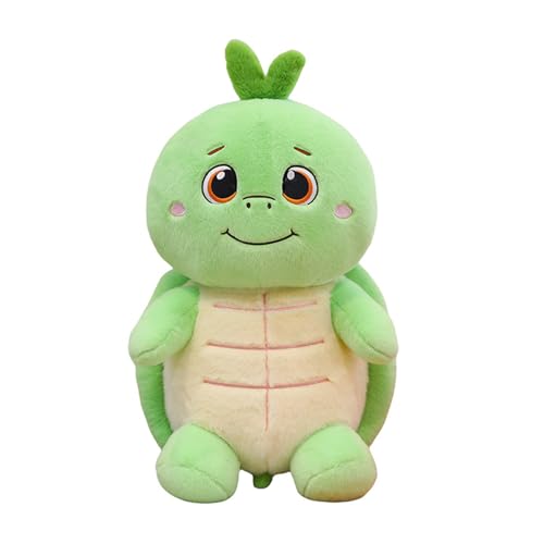AQCQDQ Plüschtier Schildkröte Kuscheltier, Plüsch-Schildkröte, Plüschpuppen, Flauschiger Stofftier zum Kuscheln und Spielen, Geschenk für Kinder Mädchen (50 cm) von AQCQDQ