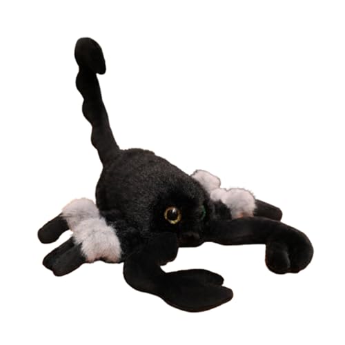 AQCQDQ Plüschtier Spinne Kuscheltier, Simulation Spinne Spinnenpuppe, Halloween- Spinne Dekoration, Plüschtier für Kinder, Geschenke für Mädchen und Jungen (Grau,20 * 15 cm) von AQCQDQ