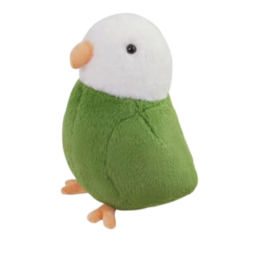 AQCQDQ Plüschtier Vogel Puppe Stofftier Kissen Kuscheltier Vogel, zum Spielen und Kuscheln, Weiches Schmusetier für Mädchen, Jungen, Babys (30 cm,Grün) von AQCQDQ