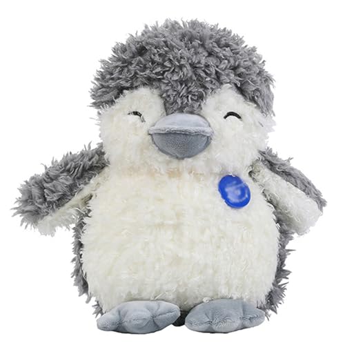 AQCQDQ Plüschtiere Pinguin, Kuscheltier Pinguin Süße Kuscheltiere, Stofftier Schmusetier zum Kuscheln & Spielen, Süße Pinguines Plüsch Spielzeug für Mädchen (35 cm,Grau) von AQCQDQ